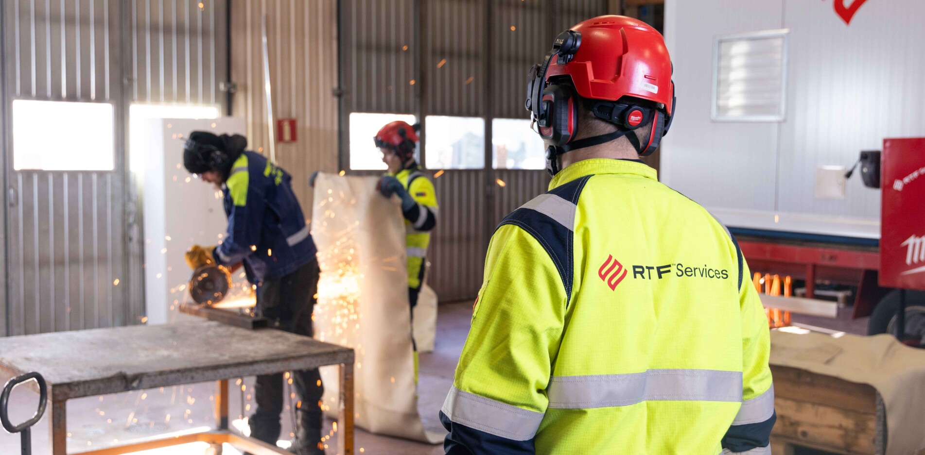 ”Ei savua eikä tulta” on RTF Servicesin motto